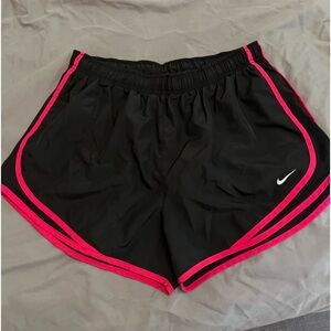 Nike Women’s Tempo Dri-Fit Running Shorts PINK ON BLACK